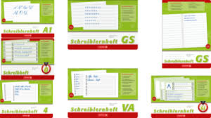Schreiblernhefte