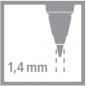 Preview: Logo Schriftrbreite 1,4 mm