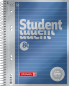 Preview: Collegeblock Premium Student | A5, Lineatur 4, liniert, 80 Blatt, blau