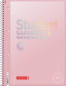 Preview: BRUNNEN Collegeblock Premium Student | A4, Lineatur 27, liniert, 80 Blatt, pastellrosa