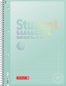 Preview: BRUNNEN Collegeblock Premium Student | A4, Lineatur 27, liniert, 80 Blatt, pastellmint