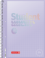 Preview: BRUNNEN Collegeblock Premium Student | A4, Lineatur 28, kariert, 80 Blatt, pastelllila