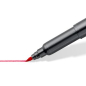 Preview: STAEDTLER 3001 Doppelfasermaler mit Pinselspitze wasservermalbar