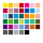 Preview: Farbpalette 40er