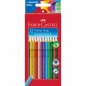 Preview: Faber Castell Wasservermalbare Buntstifte Colour Grip 12 Stk./Pack