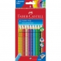 Preview: Faber Castell Wasservermalbare Buntstifte Jumbo Grip 12 Stk./Pack