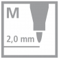 Preview: Icom Strichstärke 2 mm