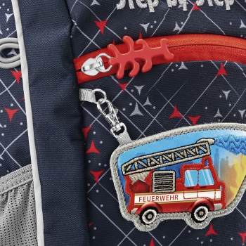 Step by Step Kinderrucksack KIGA MAXI Fire Truck Finn (2tlg.)