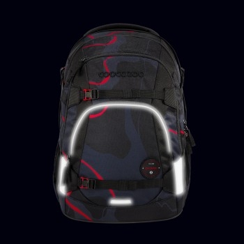 Coocazoo Schulrucksack MATE Lava Lines (2tlg.)