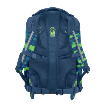 Coocazoo Schulrucksack MATE Lime Stripe (2tlg.)