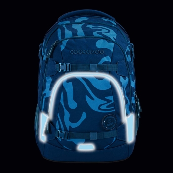 Coocazoo Schulrucksack MATE Breaking Waves (2tlg.)
