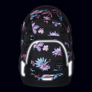 Coocazoo Schulrucksack MATE Floral Artnight (2tlg.)