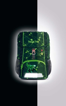 Step by Step Kinderrucksack KID Shine Dino Night Tyro (3tlg.)
