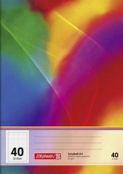 BRUNNEN Schulheft A4 Lin.40 32Blatt