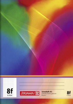 BRUNNEN Schulheft A5 Lin.8f 16Blatt