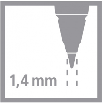 Logo Schriftrbreite 1,4 mm