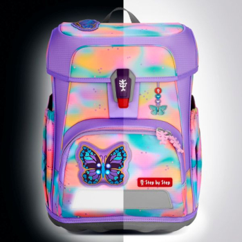 Step by Step Cloud Flash Schulranzen- Set Butterfly Luna (5tlg.)