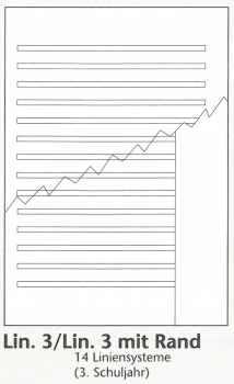 Preview: BRUNNEN Schulheft A5 Lin.3R 16Blatt