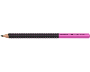 Faber-Castell Bleistift JUMBO GRIP Härte HB, Farbe pink