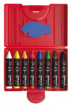 Pelikan Wachsmalstifte wasserfest 8 Stk./Pack