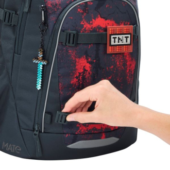 Coocazoo Schulrucksack MATE Broken Black (1tlg.)