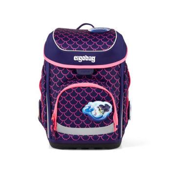 Preview: ergobag cubo Schulranzen- Set PerlentauchBär Color Flash Edition (5tlg.) Bärhext (5tlg.)