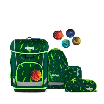 ergobag cubo light- Set Bärtastisch Color Flash Edition (5tlg.)sch (5tlg.)v