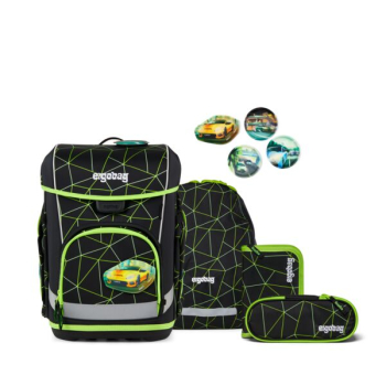 ergobag cubo light- Set CyBär Race (5tlg.)