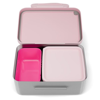 Preview: ergobag Brotdose Glitzer - Edelstahlstahl