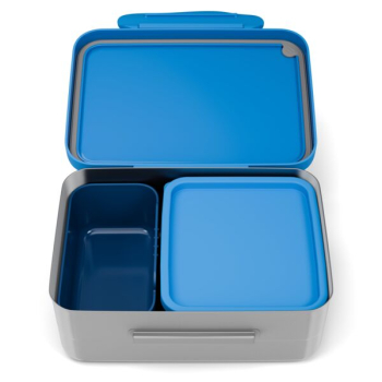 Preview: ergobag Brotdose Sterne - Edelstahlstahl