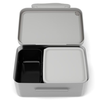 Preview: ergobag Brotdose Gewitter - Edelstahlstahl