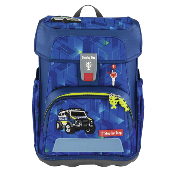 Step by Step Cloud Schulranzen- Set Police Truck Charly (5tlg.)- Set Dino Torex (5tlg.)