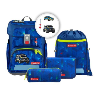 Step by Step Cloud Schulranzen- Set Police Truck Charly (5tlg.)n- Set Dino Torex (5tlg.)