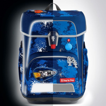 Preview: Step by Step Cloud REFLECT Schulranzen- Set Rocket Novo (5tlg.)n- Set Bagger Rocco (5tlg.)