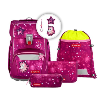 Step by Step Giant Schulranzen- Set Sweet Unicorn Nuala (5tlg.)