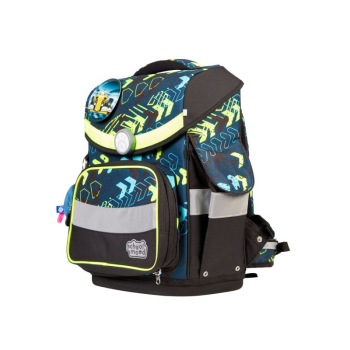 Preview: Schoolmood Timeless Pro Schulranzenset Elias (Rennwagen) (7tlg.)