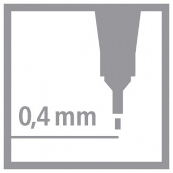 Icom Strichstärke 0,4 mm