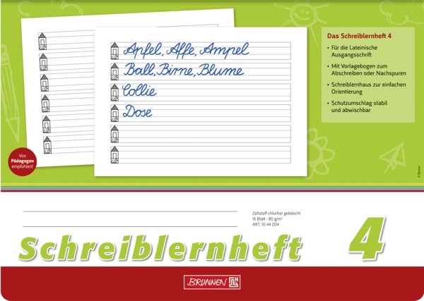 BRUNNEN Schreiblernheft Lin.4