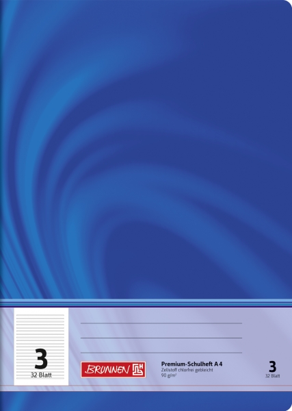 BRUNNEN Schulheft Vivendi A4 Lin.3 32Blatt