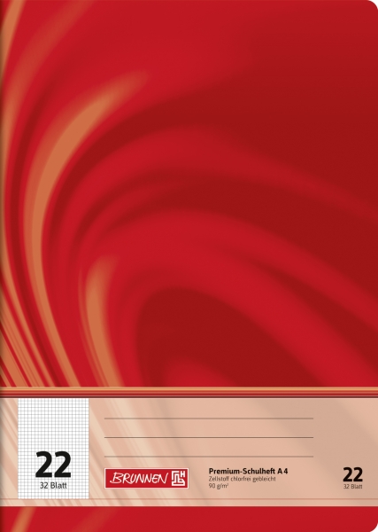 BRUNNEN Schulheft Vivendi A4 Lin.22 32Blatt