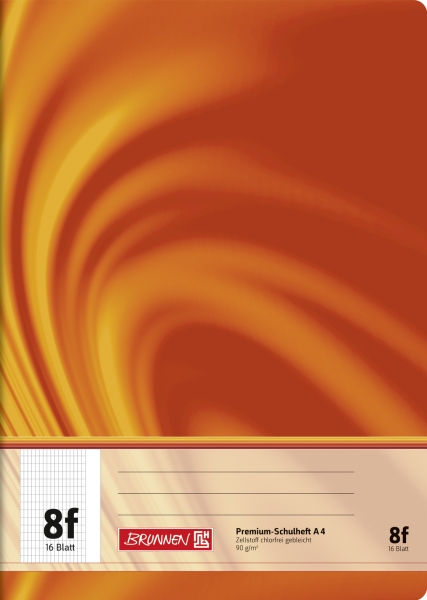 BRUNNEN Schulheft Vivendi A4 Lin.8f 16Blatt
