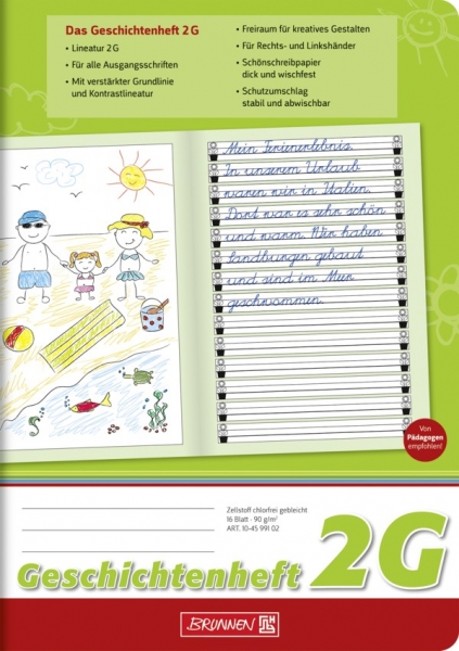 BRUNNEN Geschichtenheft Lin.2G A5
