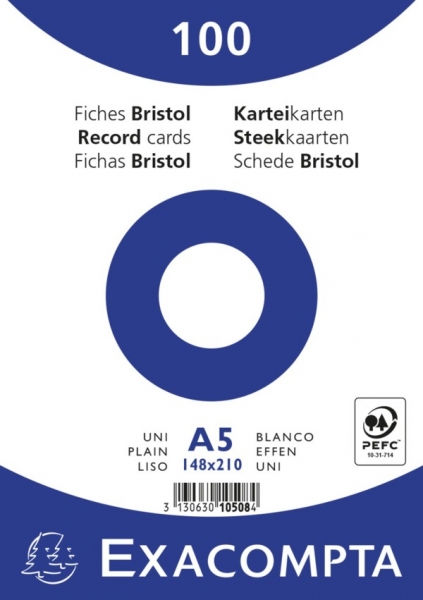 EXACOMPTA Karteikarten DIN A4