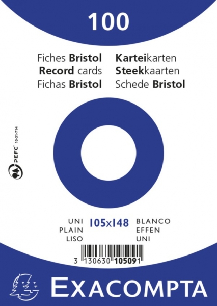 EXACOMPTA Karteikarten DIN A6