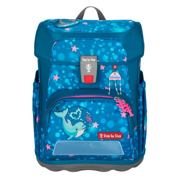 Step by Step Cloud Schulranzen Dolphin Azura (5tlg.)