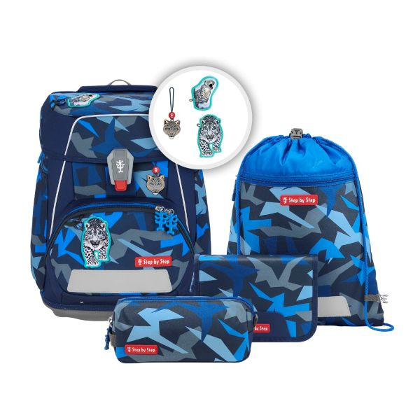 Step by Step Space Schulranzen- Set Snow Leopard Arko (5tlg.)