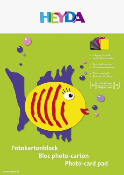 HEYDA Fotokartonblock A4