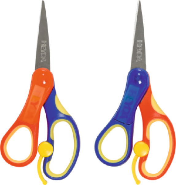 HEYDA Linkshänderschere Soft Touch spitz