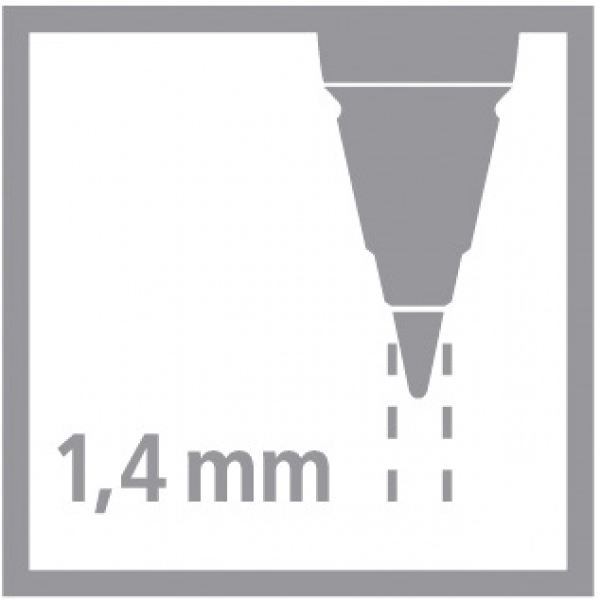 Logo Schriftrbreite 1,4 mm
