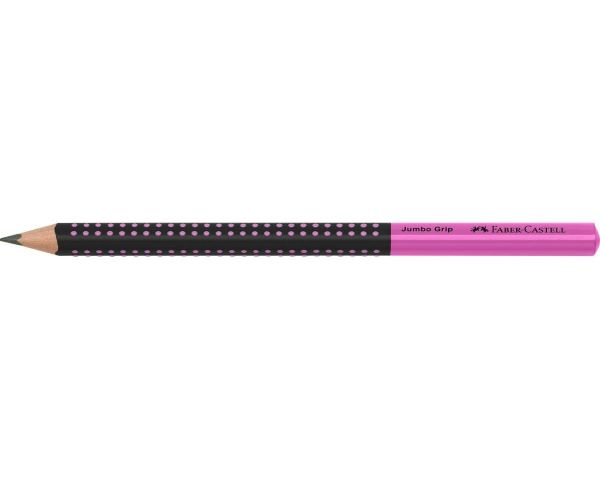 Faber-Castell Bleistift JUMBO GRIP Härte HB, Farbe pink